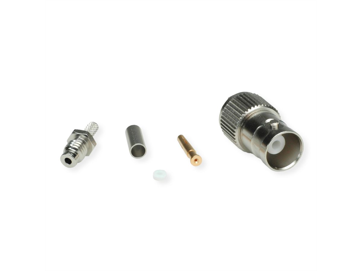 TELEGÄRTNER BNC-Kabelbuchse 50 Ohm, für RG-316/U, crimp