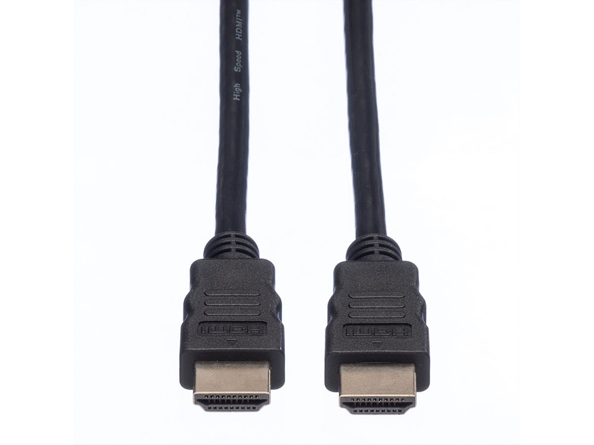 ROLINE HDMI High Speed Kabel mit Ethernet, schwarz, 3 m