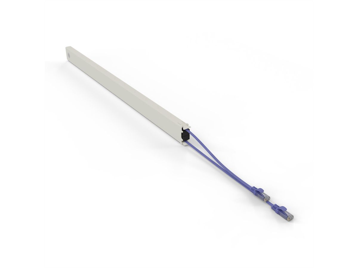 patchbox.one Kassette 46RU UTP violett Cat.6a 2,5m