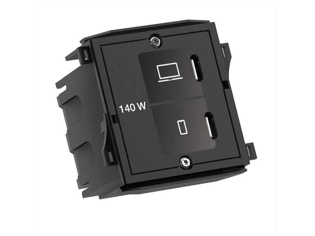 BACHMANN Custom Modul USB C/C/C Charger, mit Netzteil