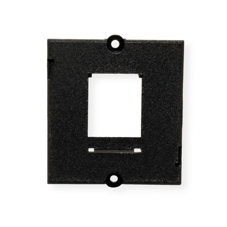 BACHMANN Custom Modul Rahmen 1x Keystone, schwarz