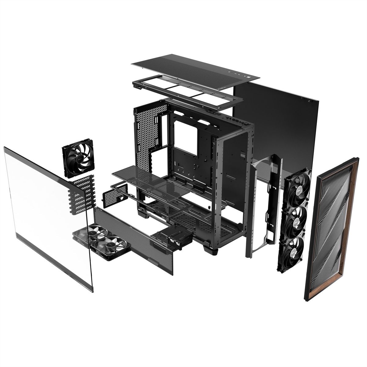 ANTEC FLUX PRO EUV PC Gehäuse Big / Full Tower ATX, schwarz