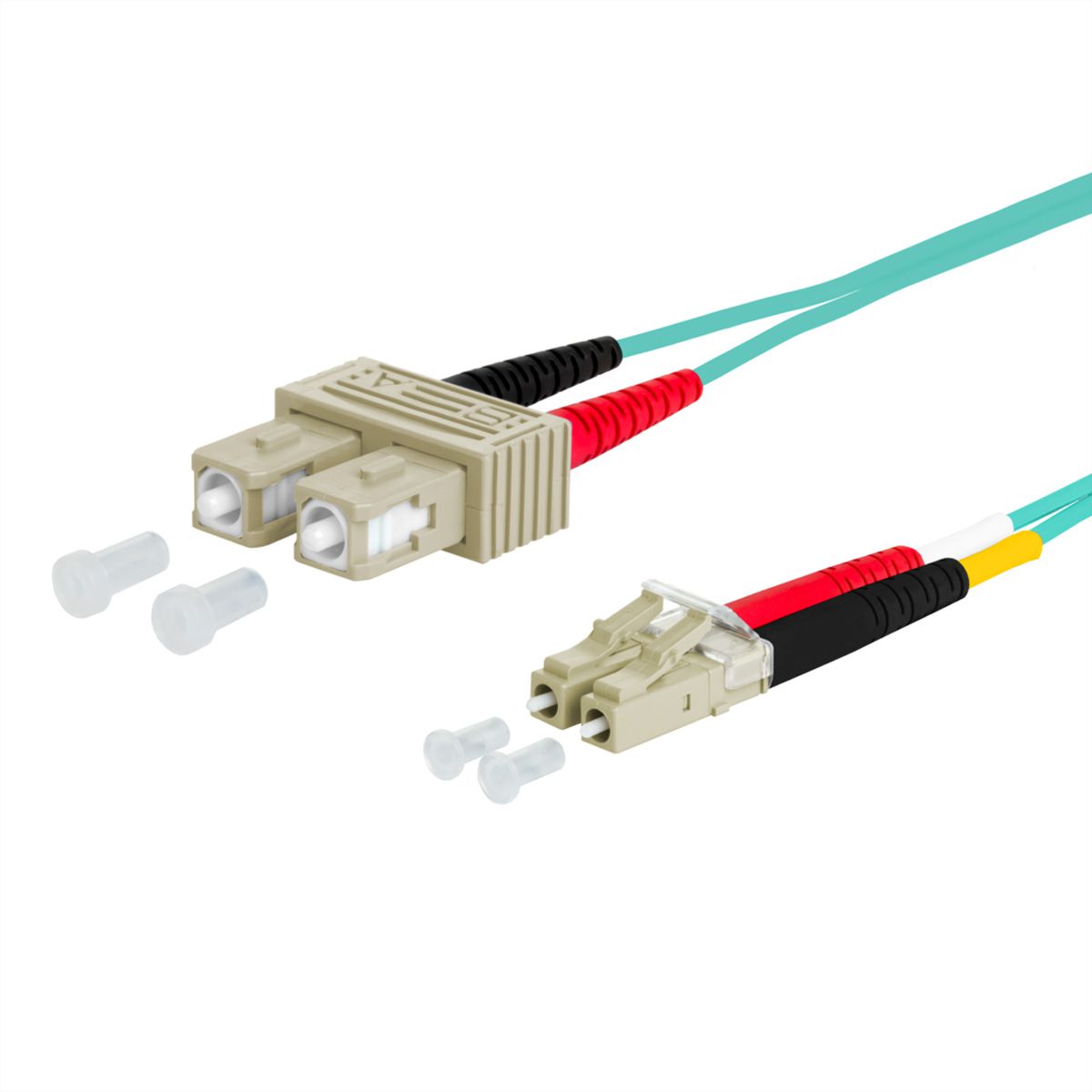 METZ CONNECT OpDAT Patchkabel, SC-D/LC-D OM3, 2 m