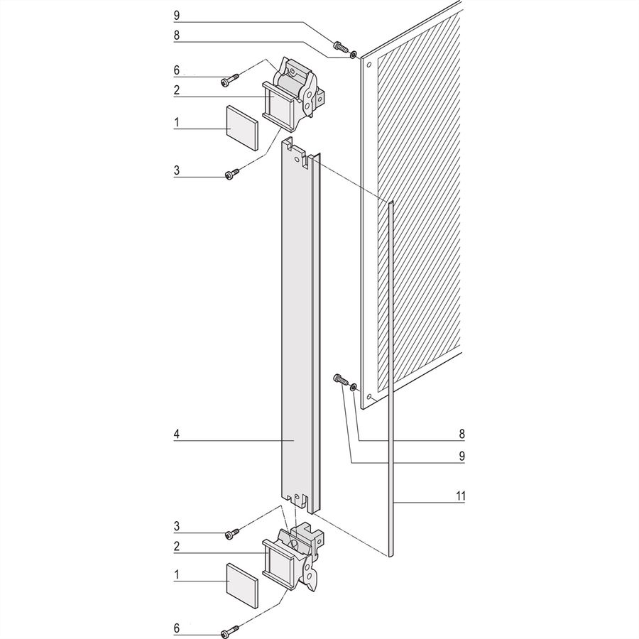 SCHROFF Steckbaugruppen mit Aushebegriff in Trapezform, Typ 2 - SBGR TR-GR P 6HE 6TE