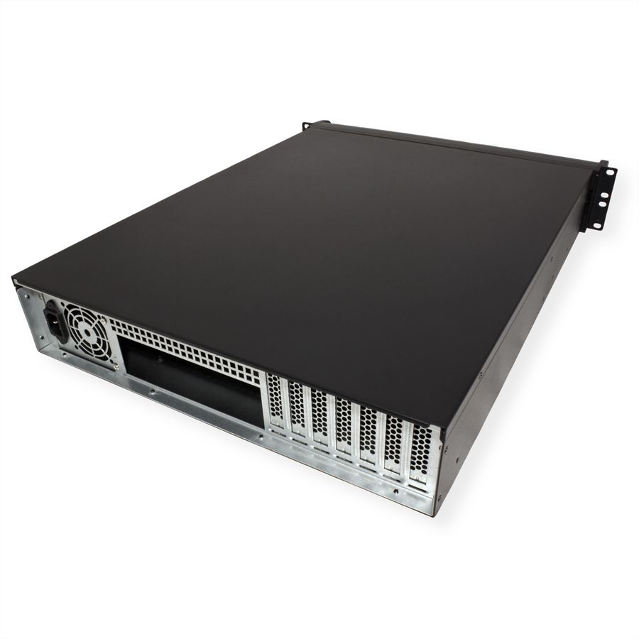 19" Servergehäuse 2U-2098-SL, 2HE, lang, schwarz