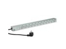 BACHMANN IT PDU ALU 1HE 12x Schutzkontakt, ÜSS, Zuleitung mit Schutzkontaktstecker