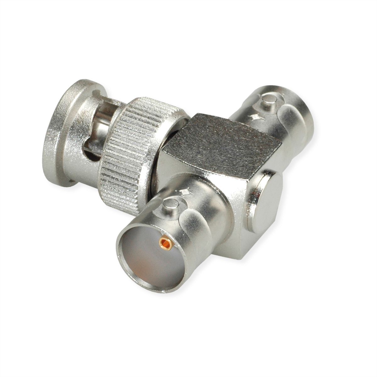 TELEGÄRTNER BNC-T-Stück 75 Ohm Buchse / Stift / Buchse