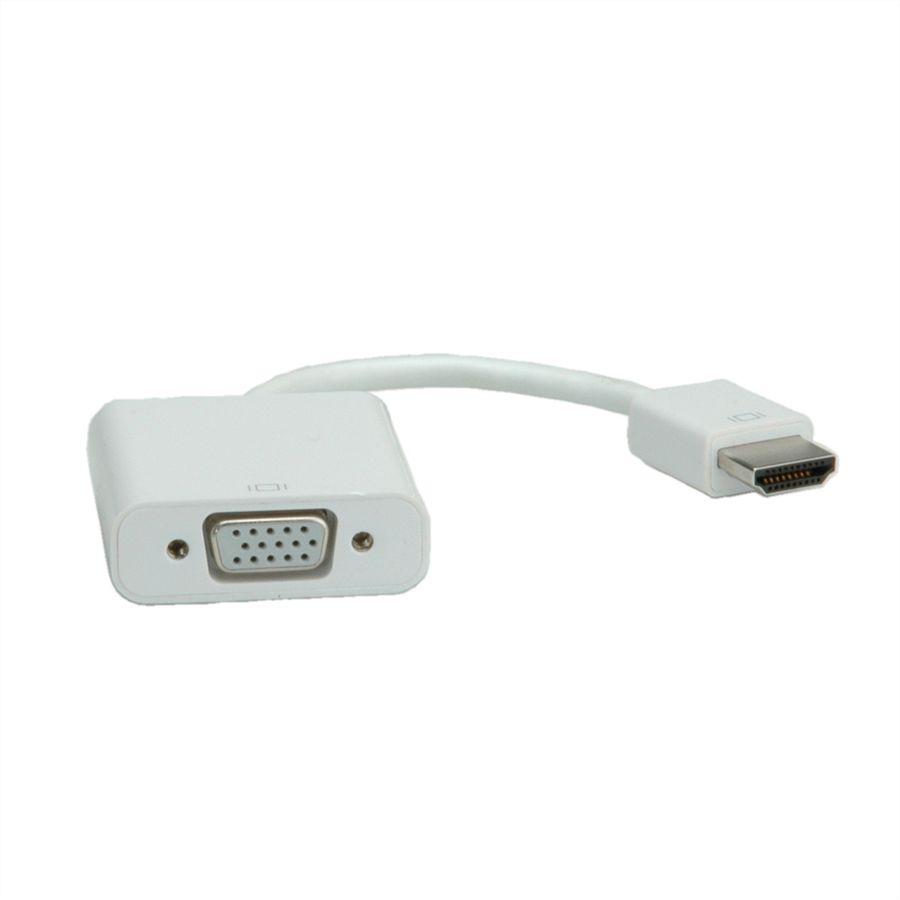 ROLINE HDMI-VGA Adapterkabel, HDMI ST / VGA BU, 0,15 m