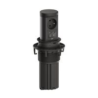 BACHMANN ELEVATOR2 1xUTE, 1xUSB C/C 45W RAL9005 2,0 m AEH