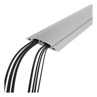DATAFLEX Addit Kabelschutz, gerade 452, silberfarben, 118 cm