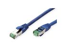 ROLINE RM Patchkabel Kat.6A S/FTP (PiMF), blau, 10 m