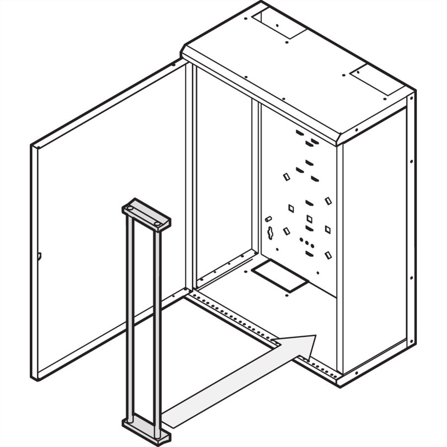 SCHROFF LSA+ Halterung - LSA+ FERNMELDEAUSBAU