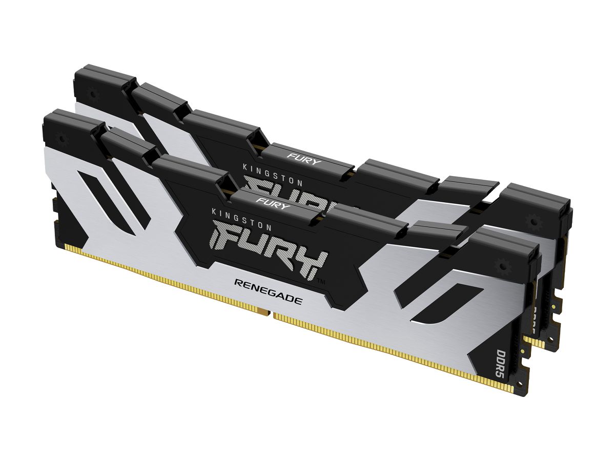 Kingston Technology FURY 32GB 7200MT/s DDR5 CL38 DIMM (2er-Kit) Renegade Silber XMP