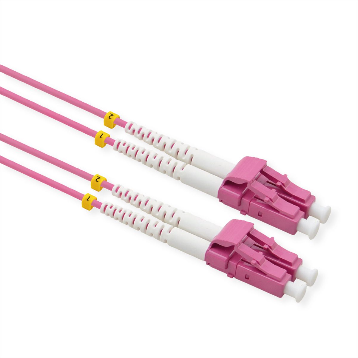 VALUE LWL-Kabel 50/125µm OM4, LC/LC, LSOH, violett, 3 m
