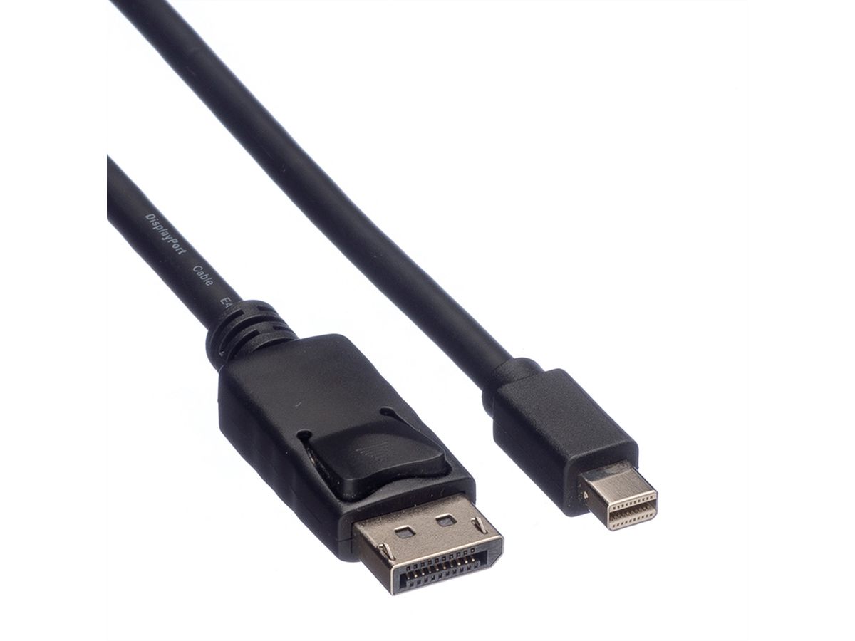 ROLINE DisplayPort Kabel, DP ST - Mini DP ST, schwarz, 3 m