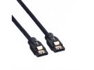 ROLINE Internes SATA 6.0 Gbit/s HDD-Kabel mit Schnappverschluss, 0,5 m