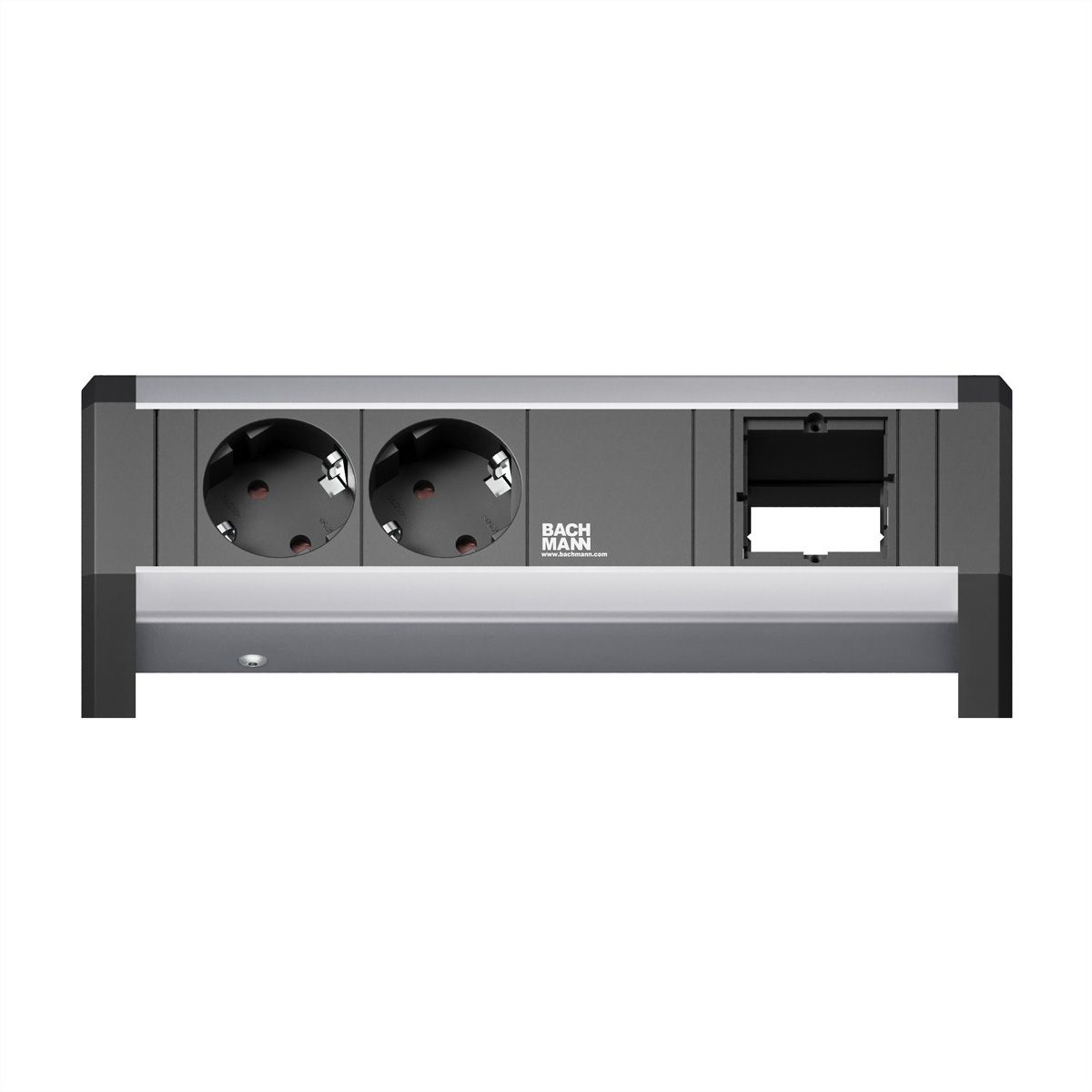 BACHMANN DESK 2xCEE7/3 1xCM GST18, schwarz