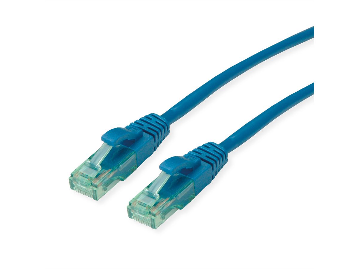 ROLINE RM Patchkabel Kat.6A UTP, blau, 5 m