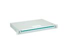 TELEGÄRTNER PROFI V LWL-Panel mit Kupplungen, 24x LC Duplex, türkis, OM3