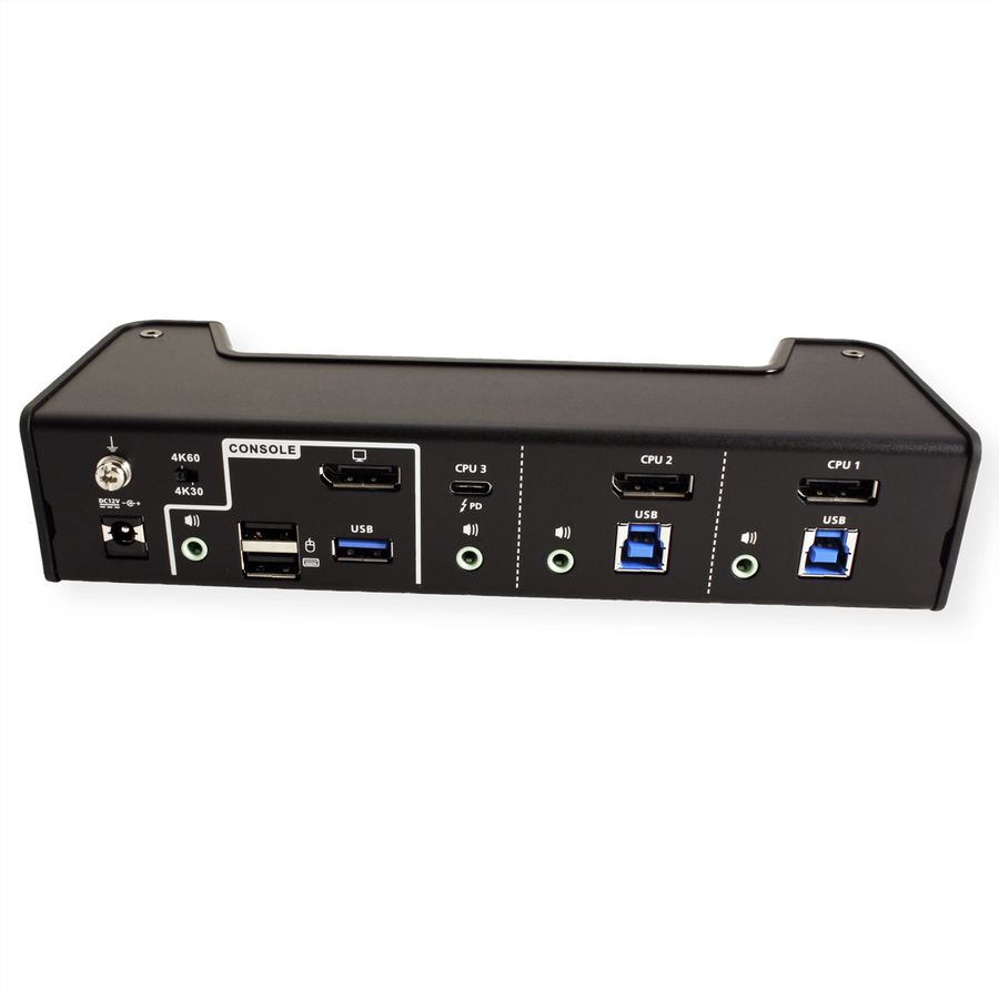 ATEN CS1953 3-Port USB-C DisplayPort Hybrid KVM