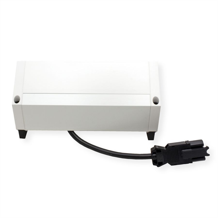 BACHMANN DESK2 2xUTE 1xUSB A/C 22W 0,2m GST18 RAL9010