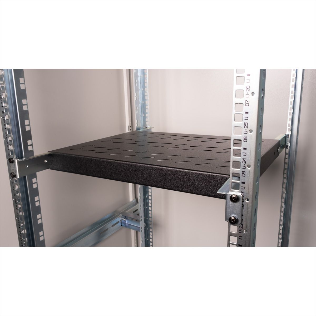 ROLINE 19-Zoll Fachboden 1 HE, 350 T 50 kg schwarz