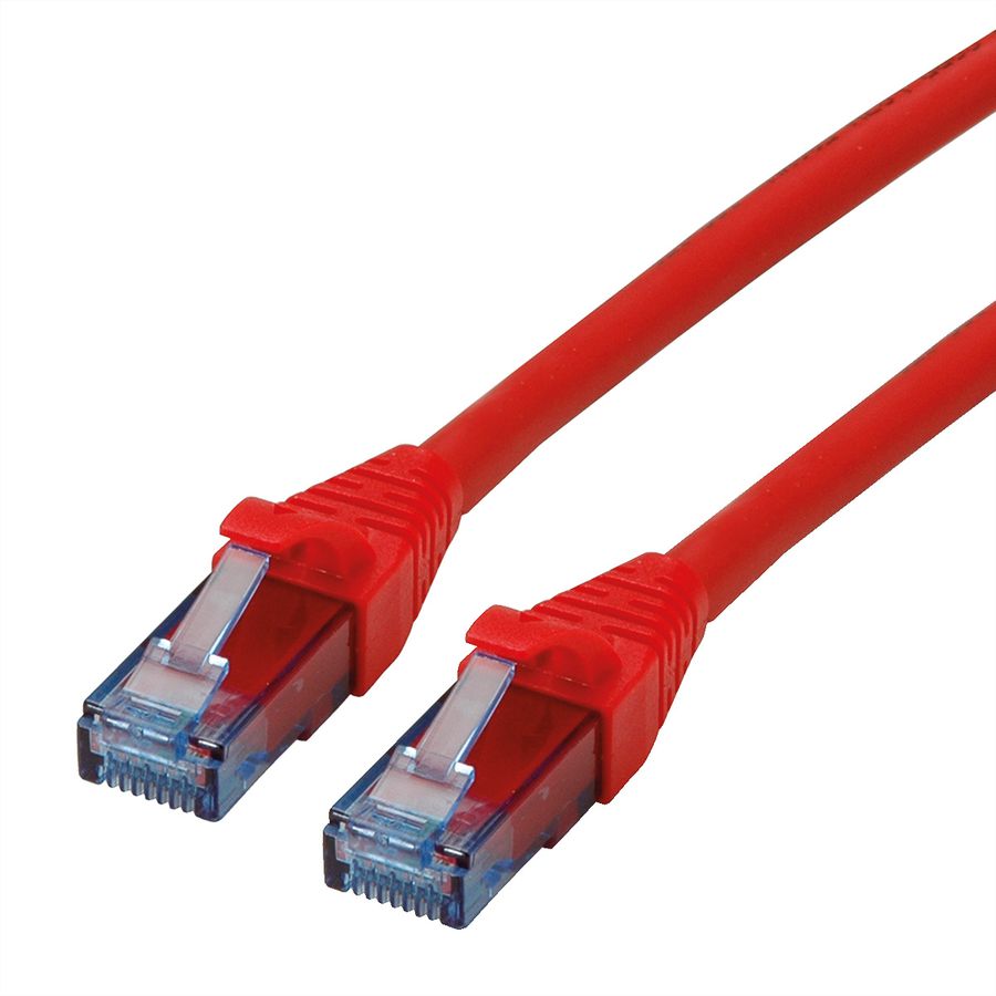 ROLINE Patchkabel Cat.6A UTP, Component Level, LSOH, rot, 1 m