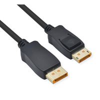 ROLINE DisplayPort Kabel, v2.1, 16K, DP ST - ST, schwarz, 3 m
