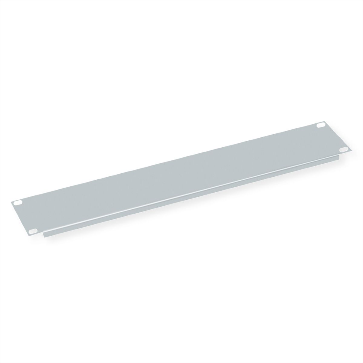 VALUE 19-Zoll-Blindplatte 2 HE, grau