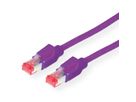 DÄTWYLER Patchkabel Kat.6 (Class E) S/FTP, CU 7702 flex LSOH, Hirose TM21, violett, 15 m