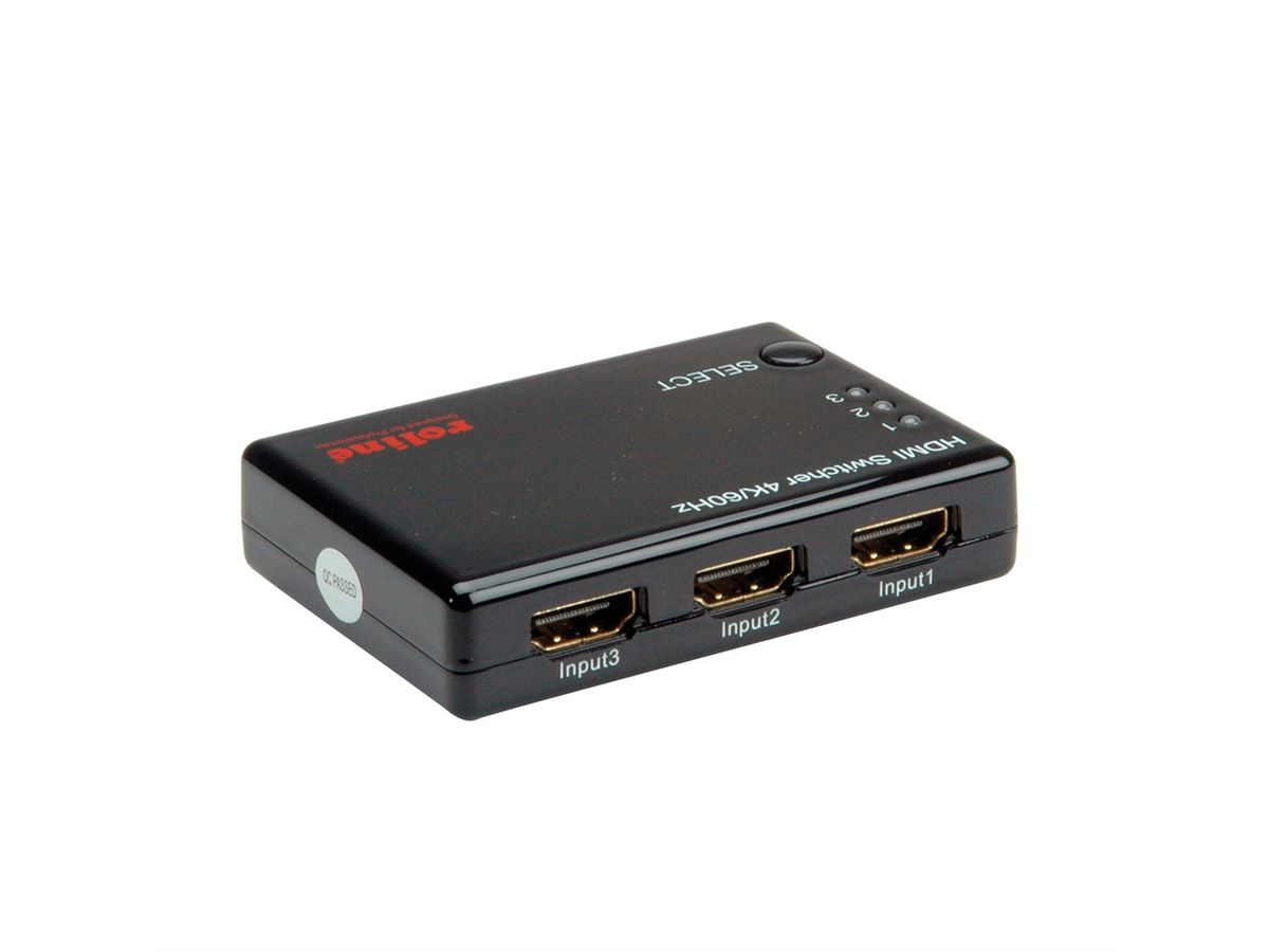 ROLINE 4K HDMI Switch, 3-fach