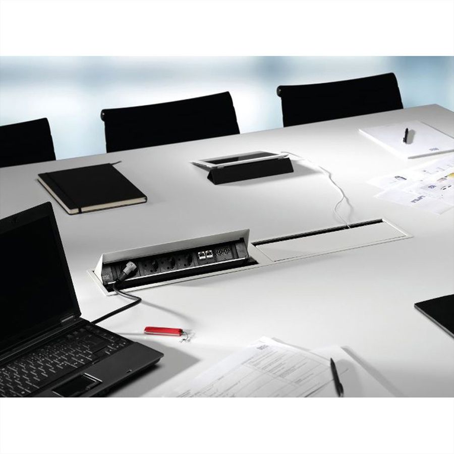 BACHMANN CONI DUO Einbaurahmen 2 x Large, grau