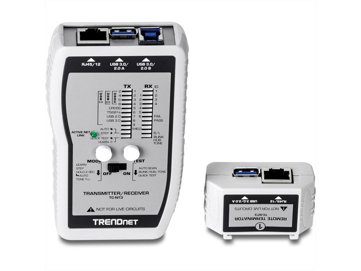 TRENDnet TC-NT3 VDV & USB Cable Tester