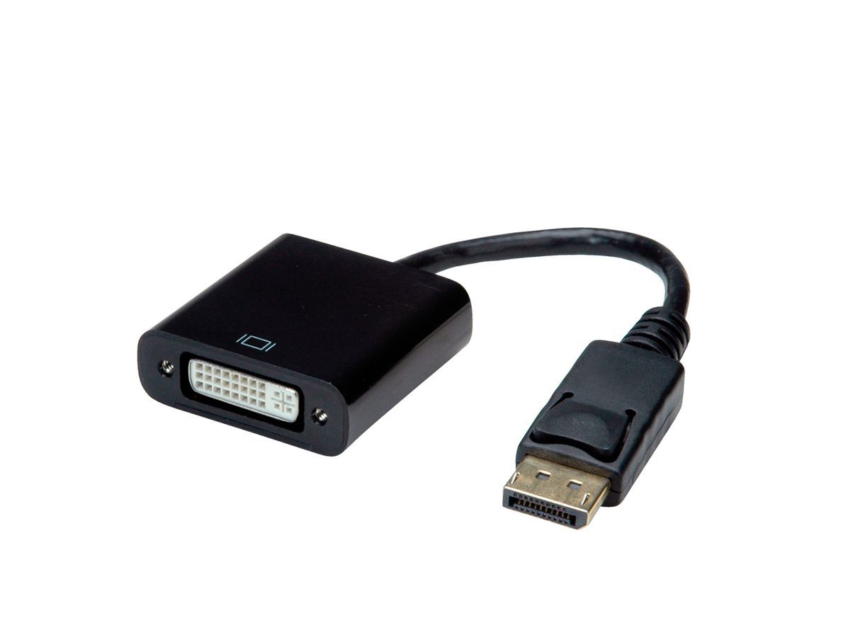 VALUE DisplayPort - DVI Adapter, DP ST - DVI BU