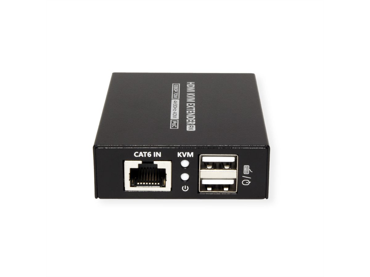 VALUE KVM Verlängerung über Kat.6/6A, HDMI 4K30, max. 40m