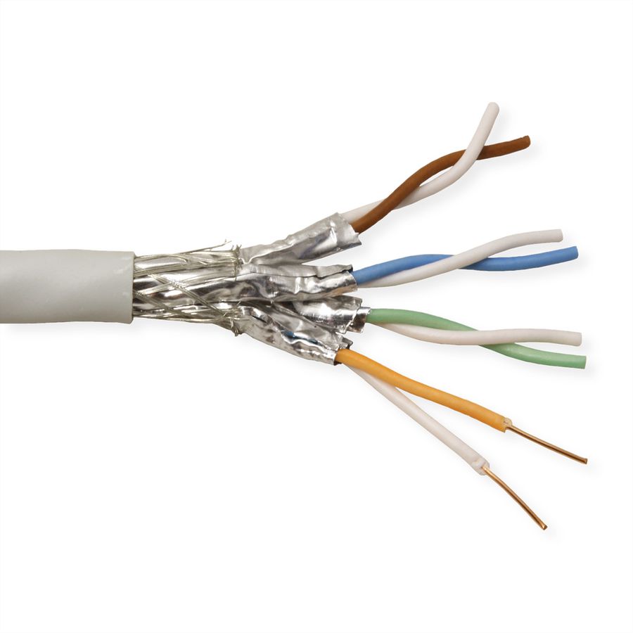 ROLINE S/FTP-(PiMF-) Kabel Cat.6 (Class E) Massivdraht, 300m