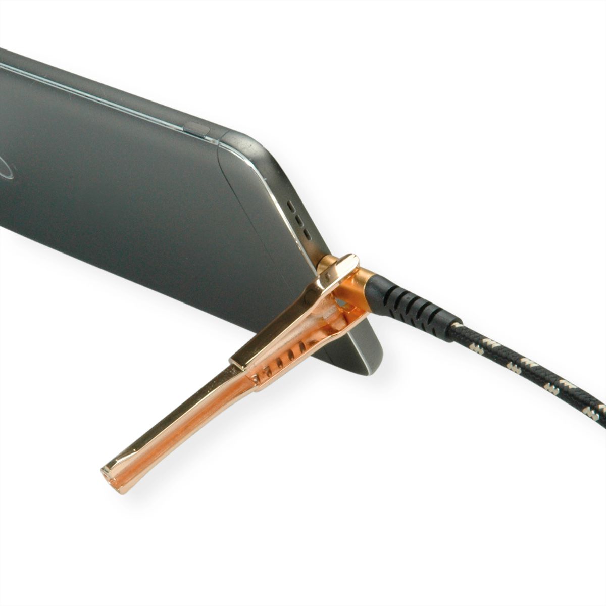 ROLINE GOLD USB 2.0 Sync- & Ladekabel USB-A/8pin, Stütze, 1 m