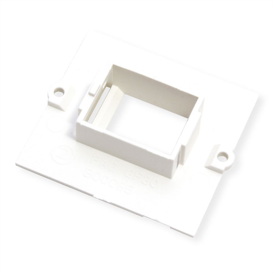 BACHMANN Custom Modul Rahmen 1x Keystone, weiß