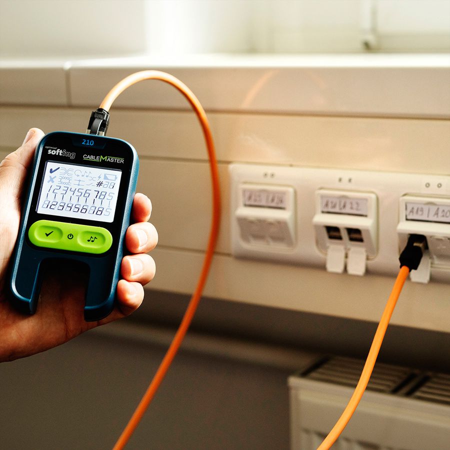 SOFTING CableMaster 210, Durchgangs- und Verdrahtungstester