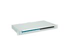 TELEGÄRTNER BASIS V LWL-Panel mit Kupplungen & Pigtails, 12x LC Duplex, blau, OS2 PC