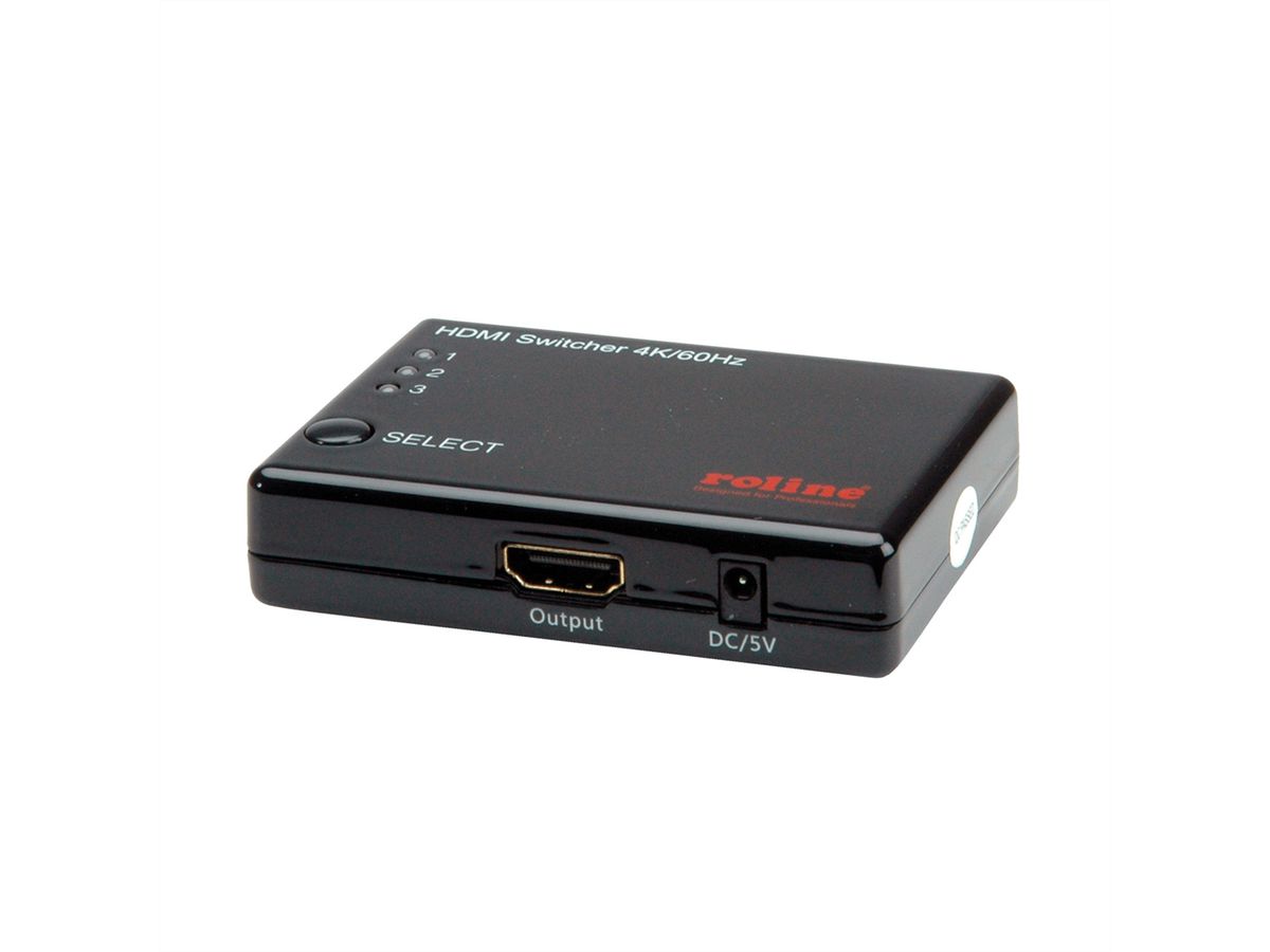 ROLINE 4K HDMI Switch, 3-fach