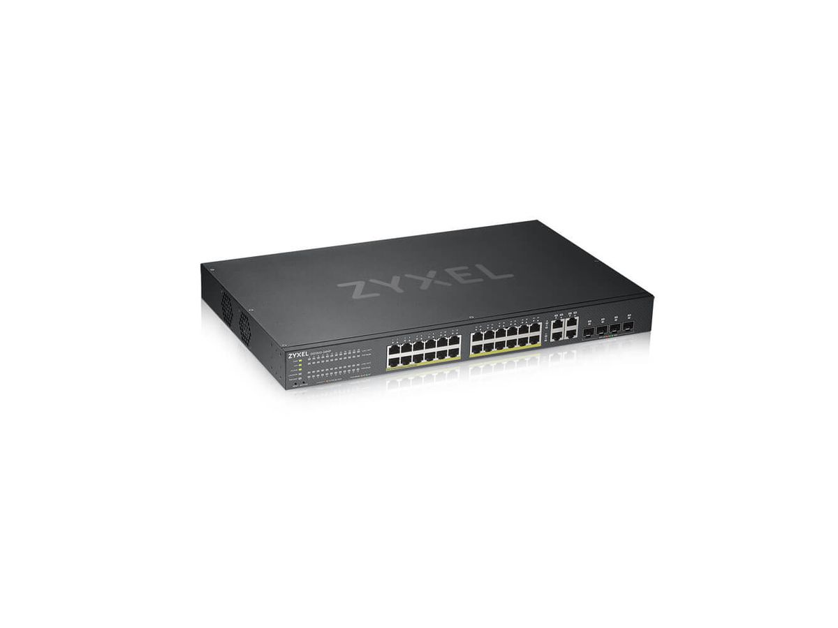 Zyxel GS1920-24HPV2 Managed Gigabit Ethernet (10/100/1000) Power over Ethernet (PoE) Schwarz