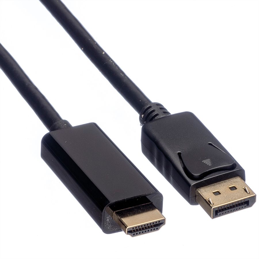 ROLINE DisplayPort Kabel DP - UHDTV, ST/ST, schwarz, 5 m