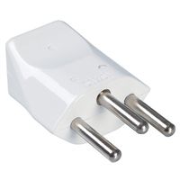 BACHMANN Schutzkontaktstecker, Schweiz CH 10A / 250V weiß