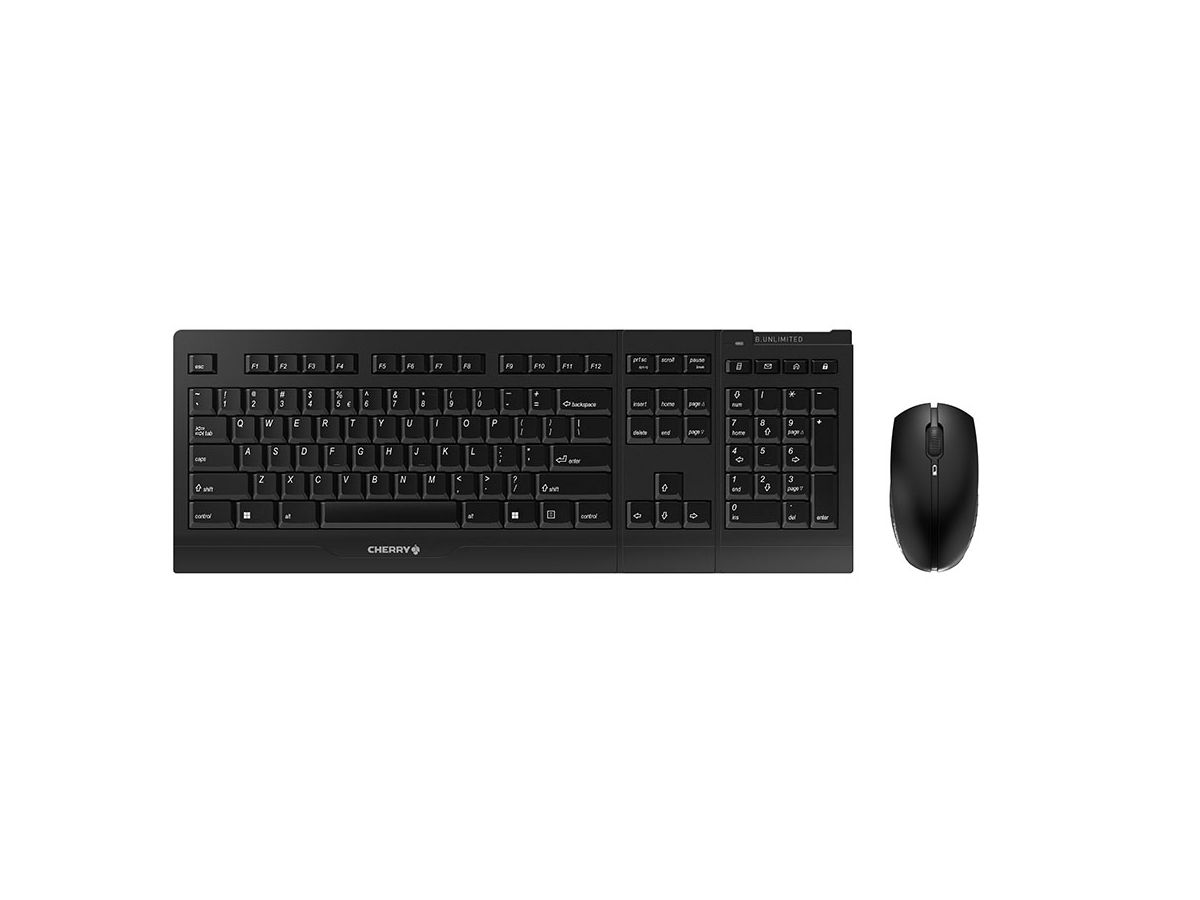 CHERRY B.Unlimited 3.0 Tastatur Maus enthalten RF Wireless QWERTY US Englisch Schwarz