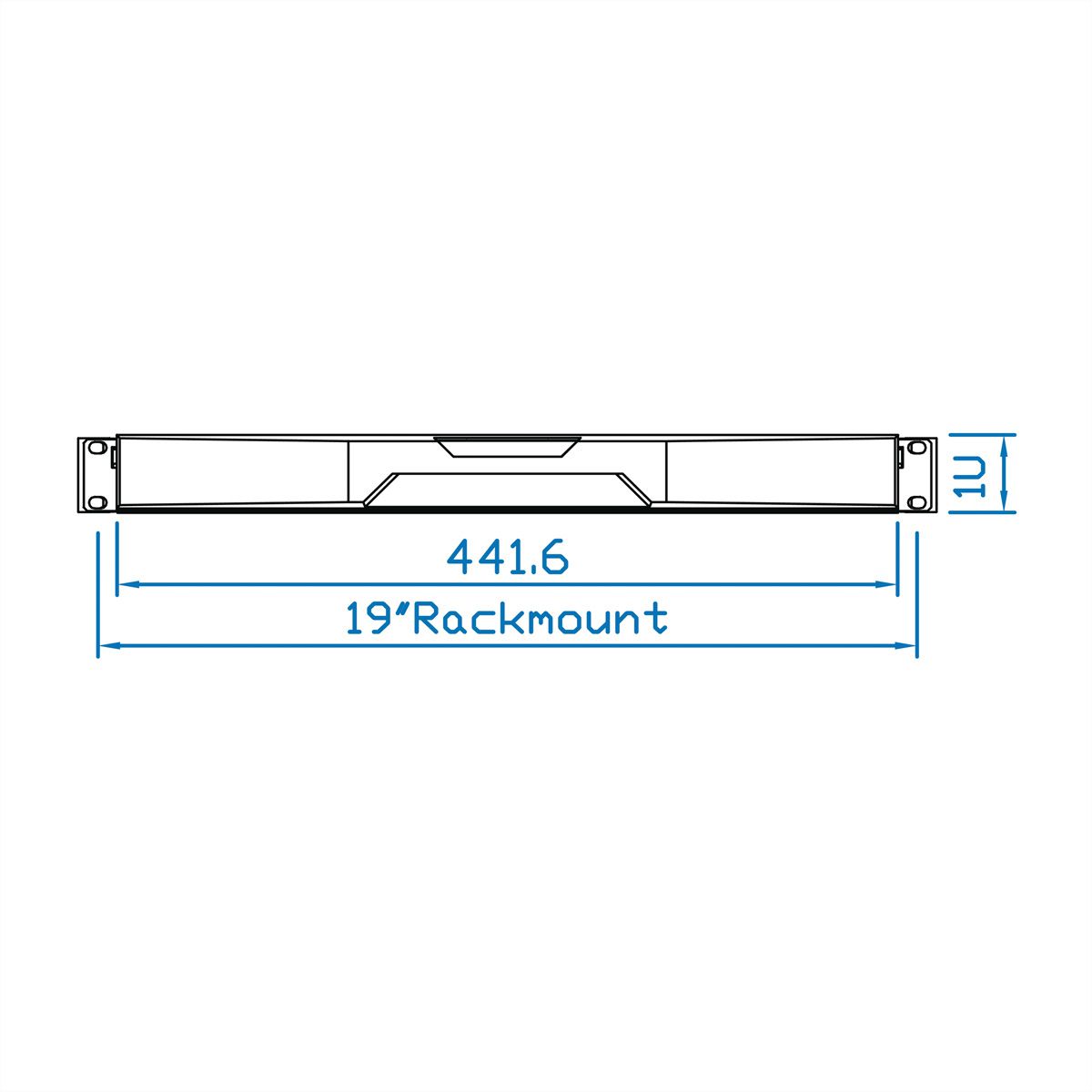 SCHROFF TASTATURSCHUBF. 1HE DE RAL9005 AUSZUG