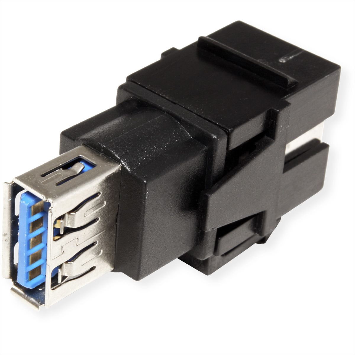 BACHMANN Keystone USB 3.0 Kupplung B/A Buchse-Buchse schwarz