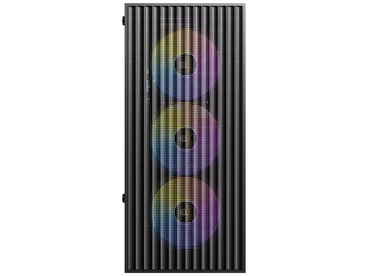 ANTEC AX27 RGB Elite PC Gehäuse Midi Tower Gaming ATX, schwarz