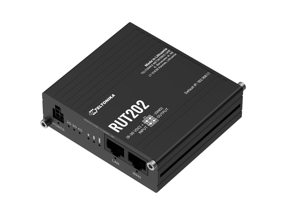 TELTONIKA RUT202 Dual-SIM LTE Router