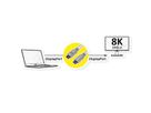 ROLINE RM DisplayPort Kabel, v1.4, DP ST - ST, schwarz, 5 m